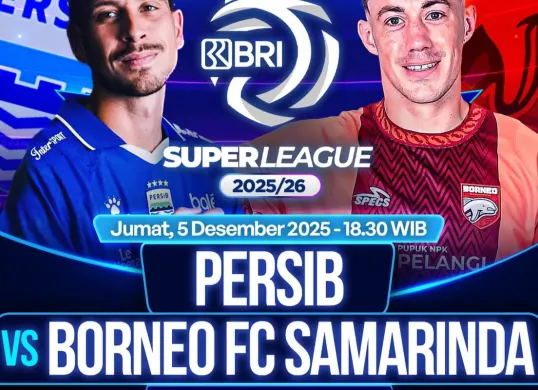 Pertandingan Persib vs Borneo FC, klik LINK LIVE STREAMING di sini (Sumber: Instagram/sports.indosiar/Edited Muhammad Ibrahim)