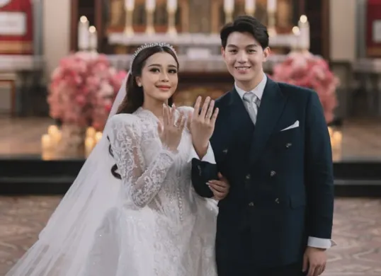 Pernikahan Brisia Jodie dan Jonathan Alden (Sumber: Instagram/brisiajodie96)