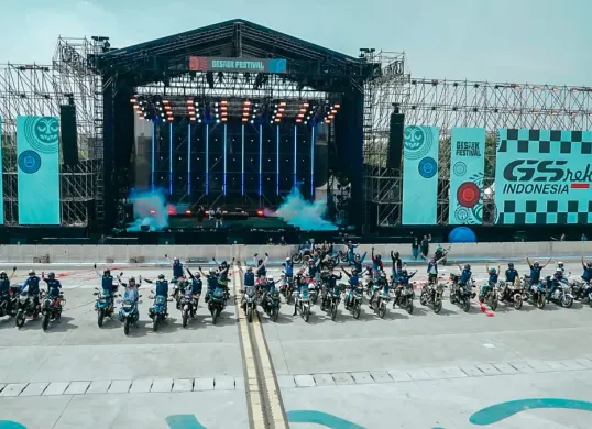 Gesrek Festival 2025 menjadi ruang inklusif bagi komunitas motor dan penikmat musik. (Sumber: Dok Gesrek)