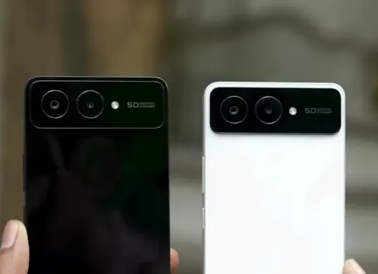 Tampilan Advan S50 5G dengan desain tipis dan layar AMOLED 120Hz sebagai daya tarik utama. (Sumber: Dok/Advan)