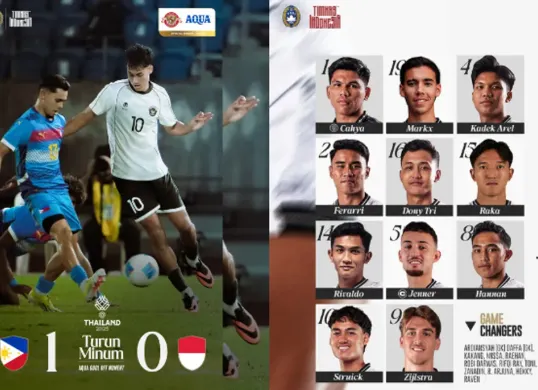 Hasil SEA Games 2025, Timnas Indonesia U22 kalah 0-1 dari Filipina. (Sumber: Instagram/@timnasindonesia)