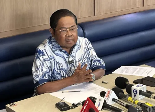 Anggota Majelis Penasehat Organisasi (MPO) IKA PMII, Idrus Marham. (Sumber: POSKOTA | Foto: Pandi Ramedhan)