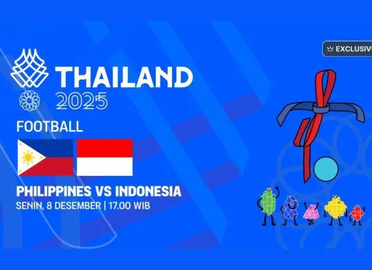 Cek di sini link live streaming Timnas Indonesia U23 vs Filipina SEA Games 2025. (Sumber: visionplus)