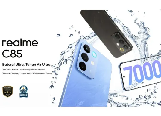 Realme C85 5G. (Sumber: realme)
