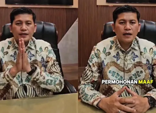 Bupati Aceh Selatan Mirwan M.S. meminta maaf setelah pergi umrah saat daerahnya dilanda banjir. (Sumber: Instagram/@h.mirwan_ms_official)