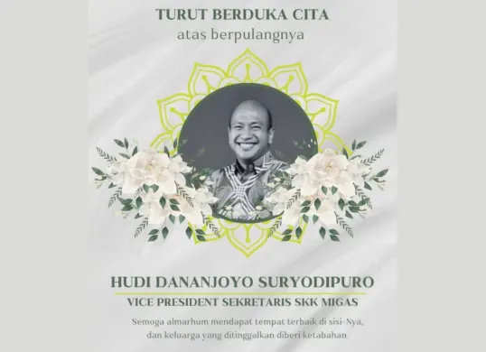 Ucapan belasungkawa SKK Migas atas meninggalnya Hadi Suryodipuro di Instagram. (Sumber: tangkapan layar)