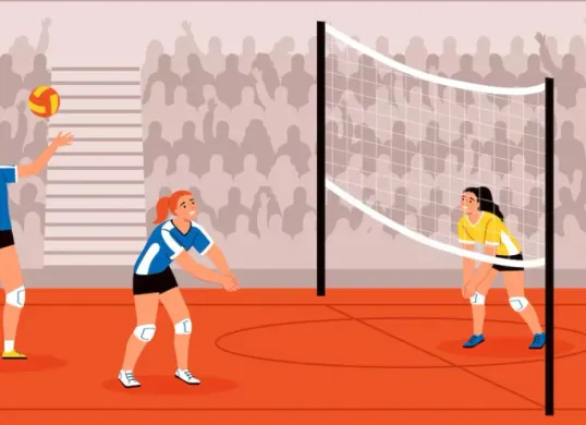 Ilustrasi jadwal pertandingan Timnas Voli Putri Indonesia di SEA Games 2025. (Sumber: Freepik)