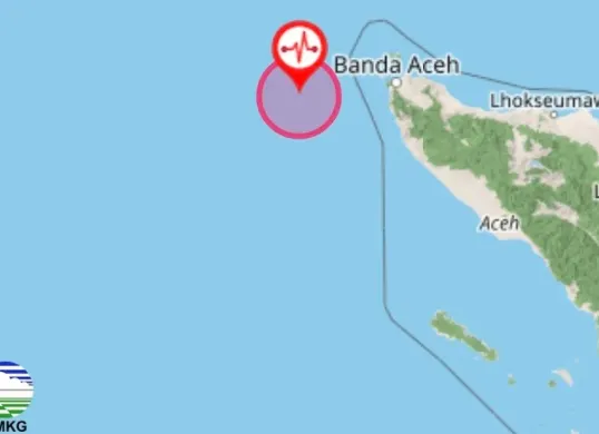 BMKG mengungkapkan sumber guncangan gempa Aceh M4.6 (Sumber: X/@infomitigasi)