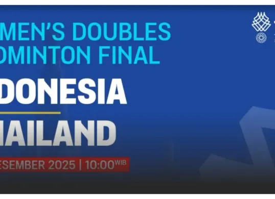 Jadwal pertandingan final Bulu Tangkis nomor beregu di SEA Games 2025/2026 (Sumber: rctiplus.com)