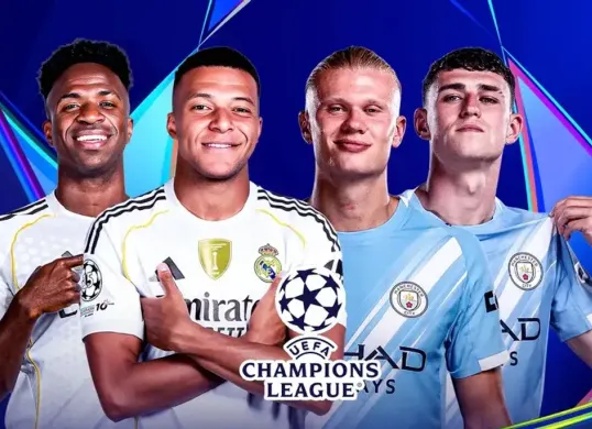 Saksikan pertandingan Real Madrid vs Man City di Liga Champions 2025/2026 (Sumber: Vidio.com)
