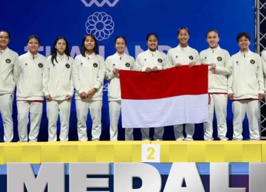 Potret tim regu putri yang diturunkan dalam SEA Games 2025. (Sumber: X/@INABadminton)
