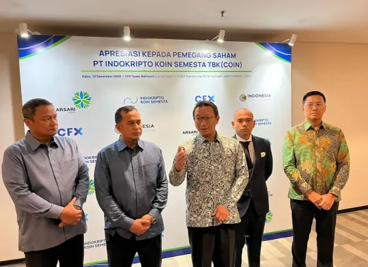PT Arsari Nusa Investama resmi menjadi salah satu pemegang saham PT Indokripto Koin Semesta Tbk (COIN). (Sumber: Istimewa)