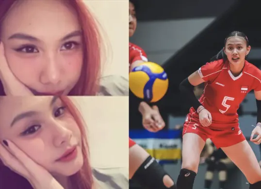 Timnas Voli Putri Indonesia Syelomitha Afrilaviza Injilia yang punya pesona cantik di SEA Games 2025. (Sumber: Instagram/@syelomitha_injilia052)