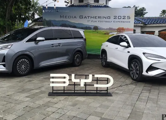 BYD menggelar media gathering di Sentul, Bogor. (Sumber: POSKOTA | Foto: Erwan Hartawan)