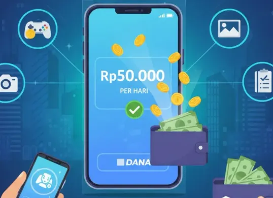 Aplikasi penghasil uang 2025 (Sumber: Gemini AI)