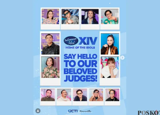 Juri Indonesian Idol Season 14 (Sumber: Instagram/indonesianidolid)