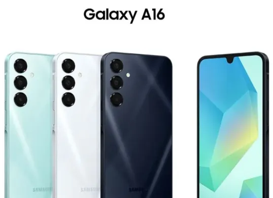 Samsung Galaxy A16 5G, ponsel mid-range dengan layar Super AMOLED 6,7 inci yang menjadi Android terlaris dunia 2025. (Sumber: Dok/Samsung)