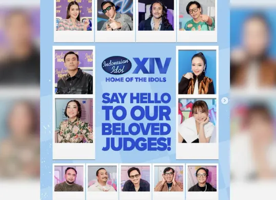 Formasi juri Indonesian Idol Season 14 yang memadukan musisi senior dan generasi baru demi penilaian yang lebih komprehensif dan relevan. (Sumber: Instagram/@Indonesianidol)