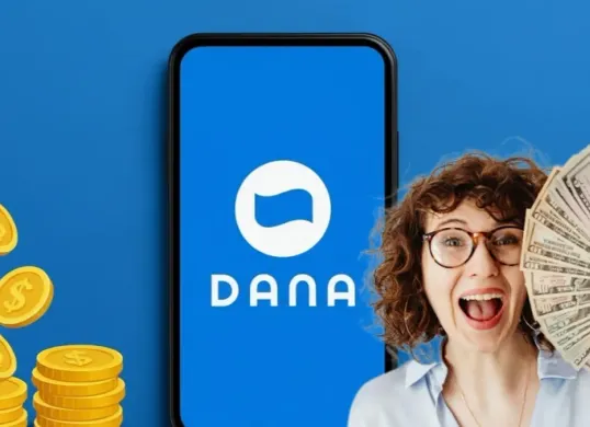Ilustrasi - Salah satu cara klaim saldo DANA gratis dengan main aplikasi penghasil uang. (Sumber: Gemini AI/Pexels/Poskota)