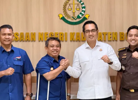 Kejari Kabupaten Bogor bangun sinergitas bersama NPCI Kabupaten Bogor untuk pembinaan atlet disabilitas. (Sumber: Kejari Kabupaten Bogor)