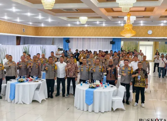 Gandeng PWI, Polda Metro Jaya dan FWP gelar Uji Kompetensi Wartawan (UKW), Senin, 15 Desember 2025. (Sumber: Poskota | Foto: Ali Mansur)