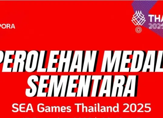 Perolehan medali SEA Games 2025 hari ini. (Sumber: Instagram/@kemenpora)