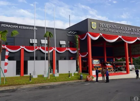 Pemkab Bogor meresmikan Pos Pemadam Sektor Sentul City, Rabu, 17 Desember 2025. (Sumber: Poskota/Giffar Rivana)
