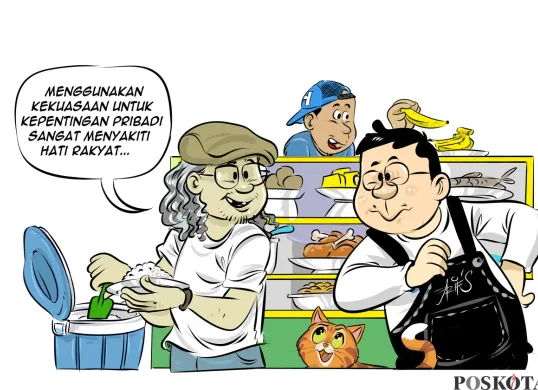 Obrolan Warteg hari ini. (Sumber: Poskota/Arif Setiadi)