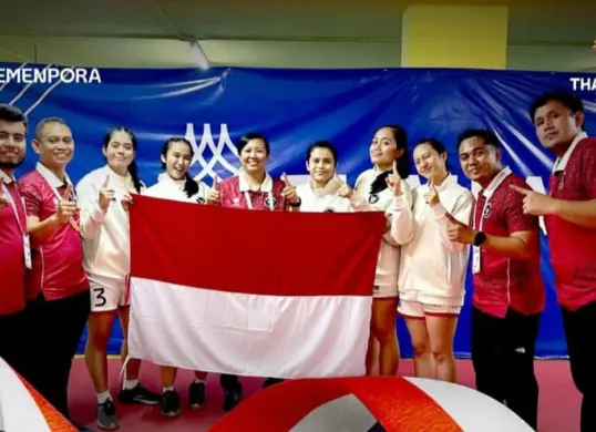 Indonesia kokoh di peringkat kedua SEA Games Thailand 2025. (Sumber: Instagram/@kemenpora)