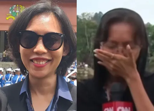 Jurnalis sekaligus produser lapangan (field producer) di CNN Indonesia TV, Irine Wardhanie. (Sumber: Instagram/@irinewardhanie)