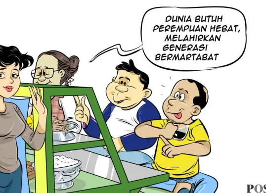 Obrolan Warteg bersama Heri, Yudi, dan mas Bro. (Sumber: Poskota/Arif Setiadi)