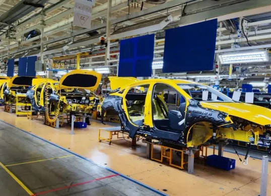 Ilustrasi MG produksi lokal di Cikarang. (Sumber: MG)