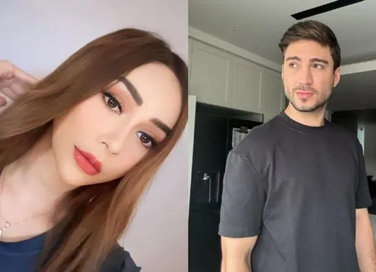 Potret Aura Kasih (kiri) dengan mantan suami Eryck Amaral (kanan). (Sumber: Instagram)