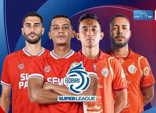 Jadwal live streaming Semen Padang vs Persija Jakarta di pekan ke-15 BRI Super League 2025/2026 (Sumber: Vidio.com)