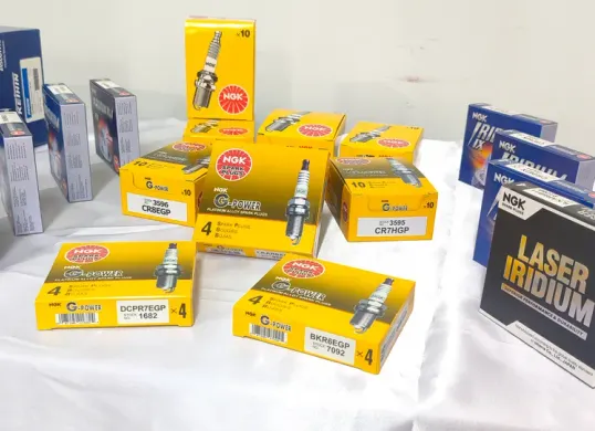 Ilustrasi busi NKG. (Sumber: Poskota/Erwan Hartawan)