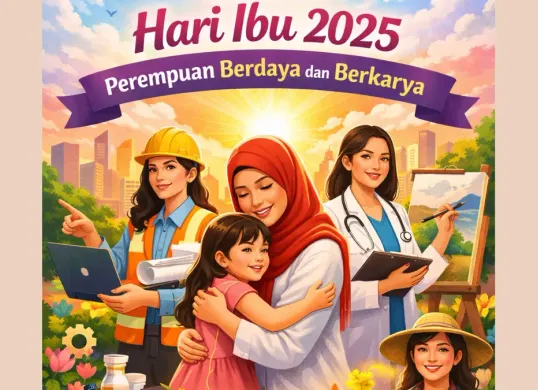 Ilustrasi hari Ibu 22 Desember 2025 (Sumber: Chat GPT)
