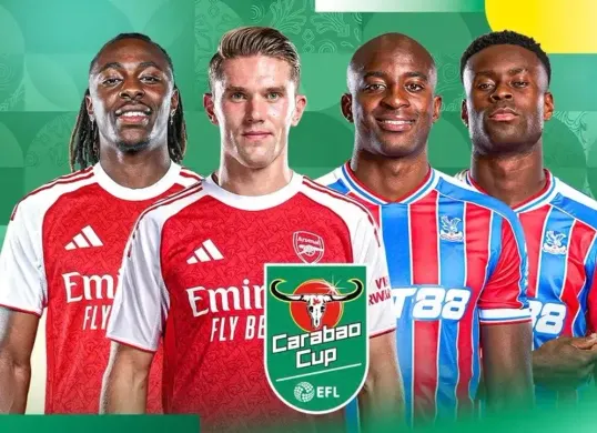 Link nonton live streaming Arsenal vs Crystal Palace di perempat final Carabao Cup 2025/2026 (Sumber: Vidio.com)