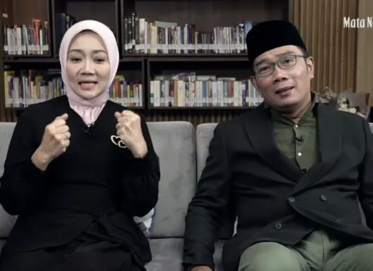 Potret Ridwan Kamil dan Atalia Praratya - Ridwan Kamil menyampaikan pernyataan terbuka soal perceraiannya dengan Atalia Praratya, mengakui kekhilafan dan berharap bisa memperbaiki diri. (Sumber: YouTube/Najwa Shihab)