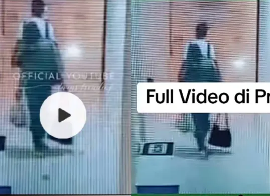 Video rekaman CCTV Ridwan Kamil dan Aura Kasih di hotel diduga beredar di media sosial. (Sumber: TikTok)