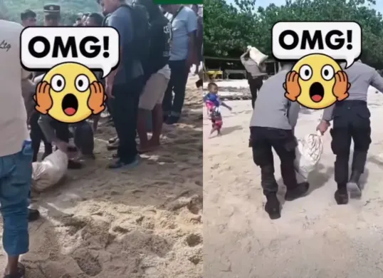 Video Penyitaan Diduga Emas Ilegal oleh Polisi Viral (Sumber: Facebook/@Medan Daily)