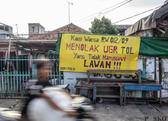 Warga Setia Kawan Tolak UGR Tol Semanan Sunter Yang Tak Sesuai