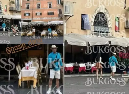 Foto diduga Ridwan Kamil dan Aura Kasih di luar negeri (Sumber: Instagram/Gosip_danu)