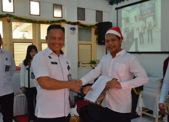 Sebanyak 98 narapidana beragama Kristen Protestan di Lapas Kelas II Salemba, Jakarta Pusat, memperoleh remisi atau pengurangan masa pidana. (Sumber: Dok Lapas Kelas II Salemba)