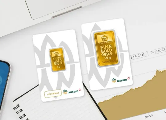 Cek daftar harga emas Antam batangan hari ini di Jakarta, Sabtu, 27 Desember 2025. (Sumber: Dok. Logam Mulia)