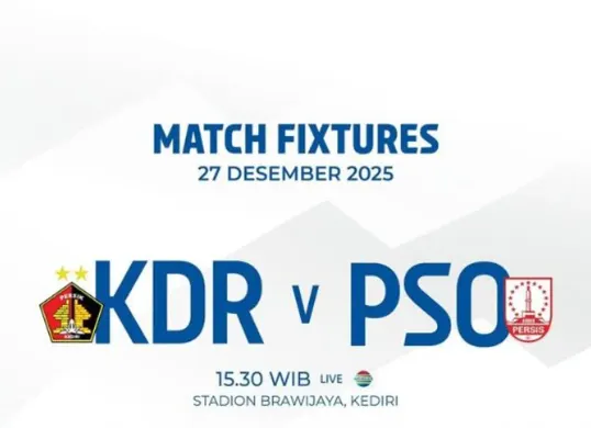 Pertandingan Persik Kediri vs Persis Solo digelar Sabtu 27 Desember 2025 pukul 15.30 WIB di Stadion Brawijaya. (Sumber: Instagram/@liga1match)