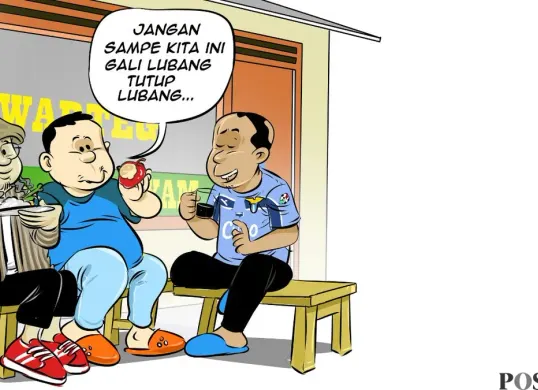 Obrolan Warteg awal pekan. (Sumber: Poskota/Arif Setiadi)