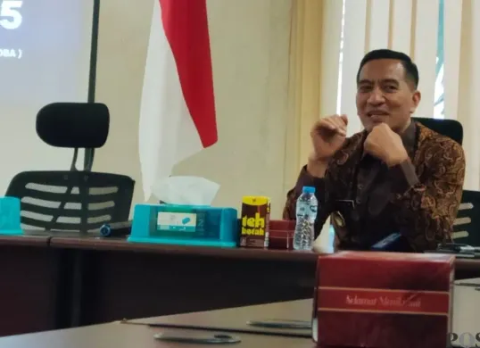 Kepala BNNK Bandung Barat, AKBP Agus Widodo. (Sumber: Poskota/Gatot Poedji Utomo)