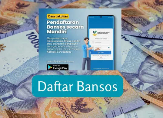 Daftar Bansos PKH melalui aplikasi Cek Bansos. (Canva)