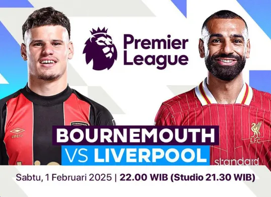 Link live streaming Bournemouth vs Liverpool. (Sumber: Vidio)