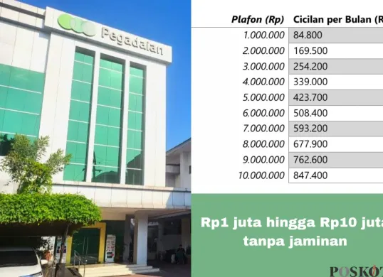 KUR Pegadaian 2025 menawarkan pinjaman yang cocok untuk pemula. (Sumber: Poskota/Arip Apandi)